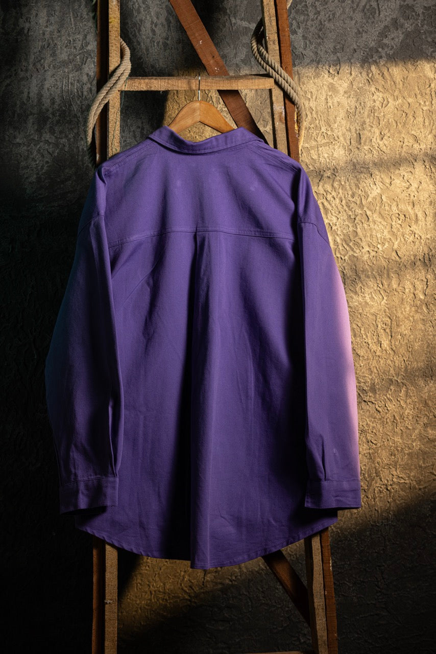 DuoPop Varsity Retro Purple Shirt