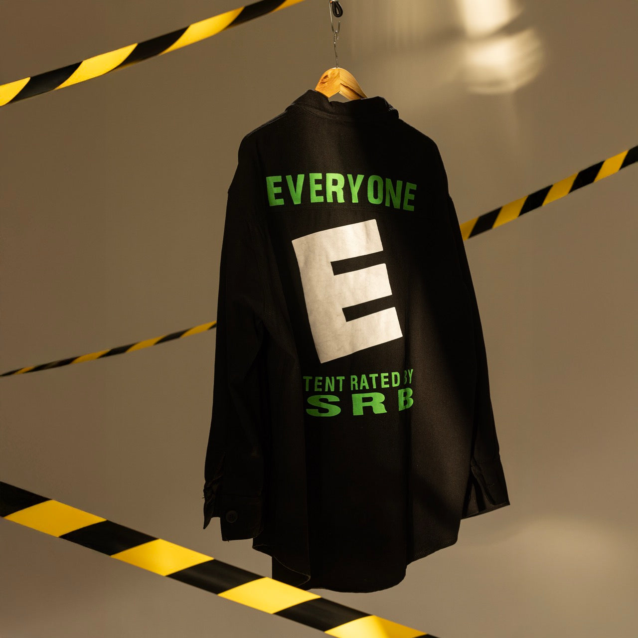 Everyone Oversized Block Ink Black Shirt