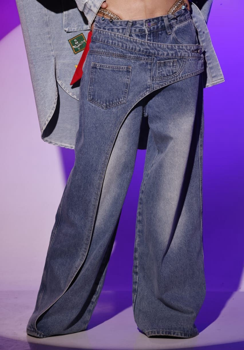 Criss Cross Drift Denim