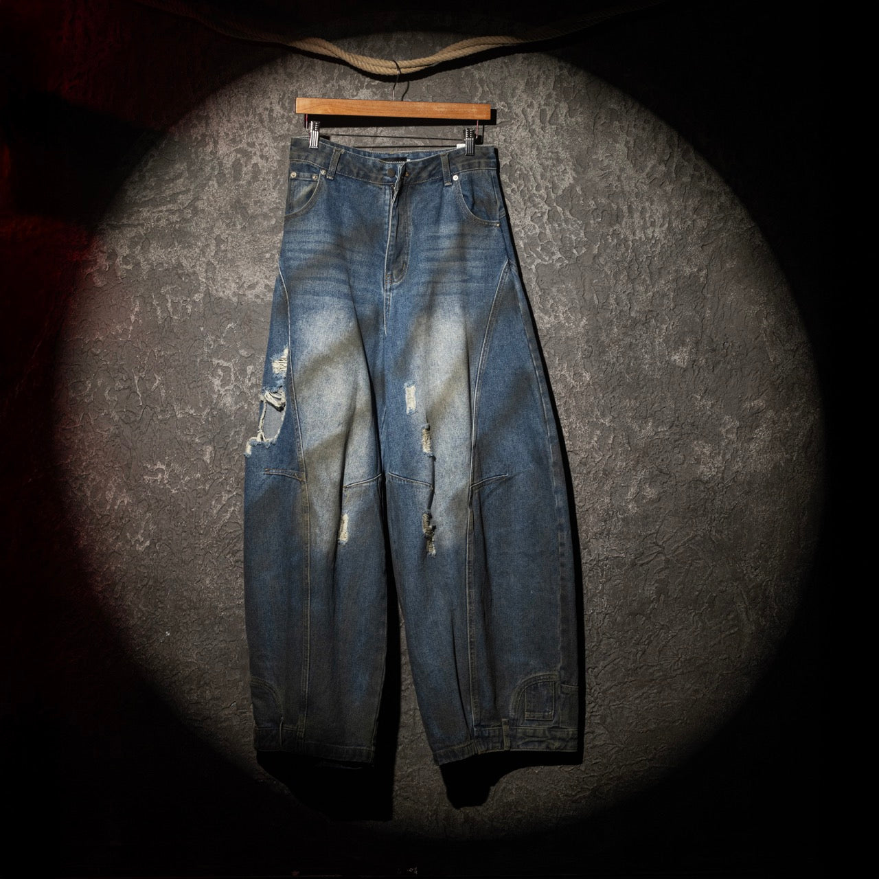 Rust Fade Asym Denim