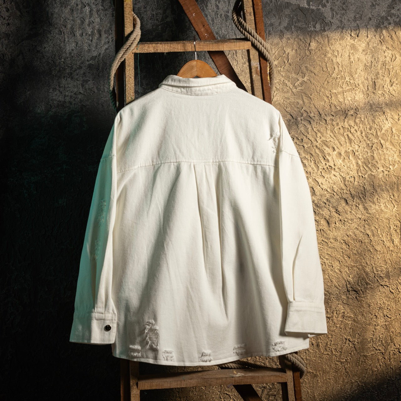 Monochrome Muse Shirt Dress