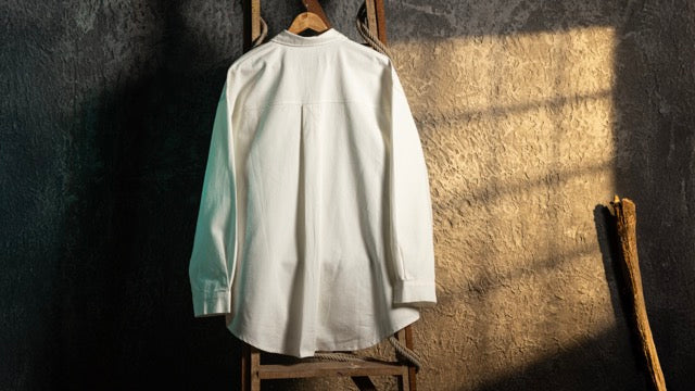 DuoPop Varsity Chalk White Shirt