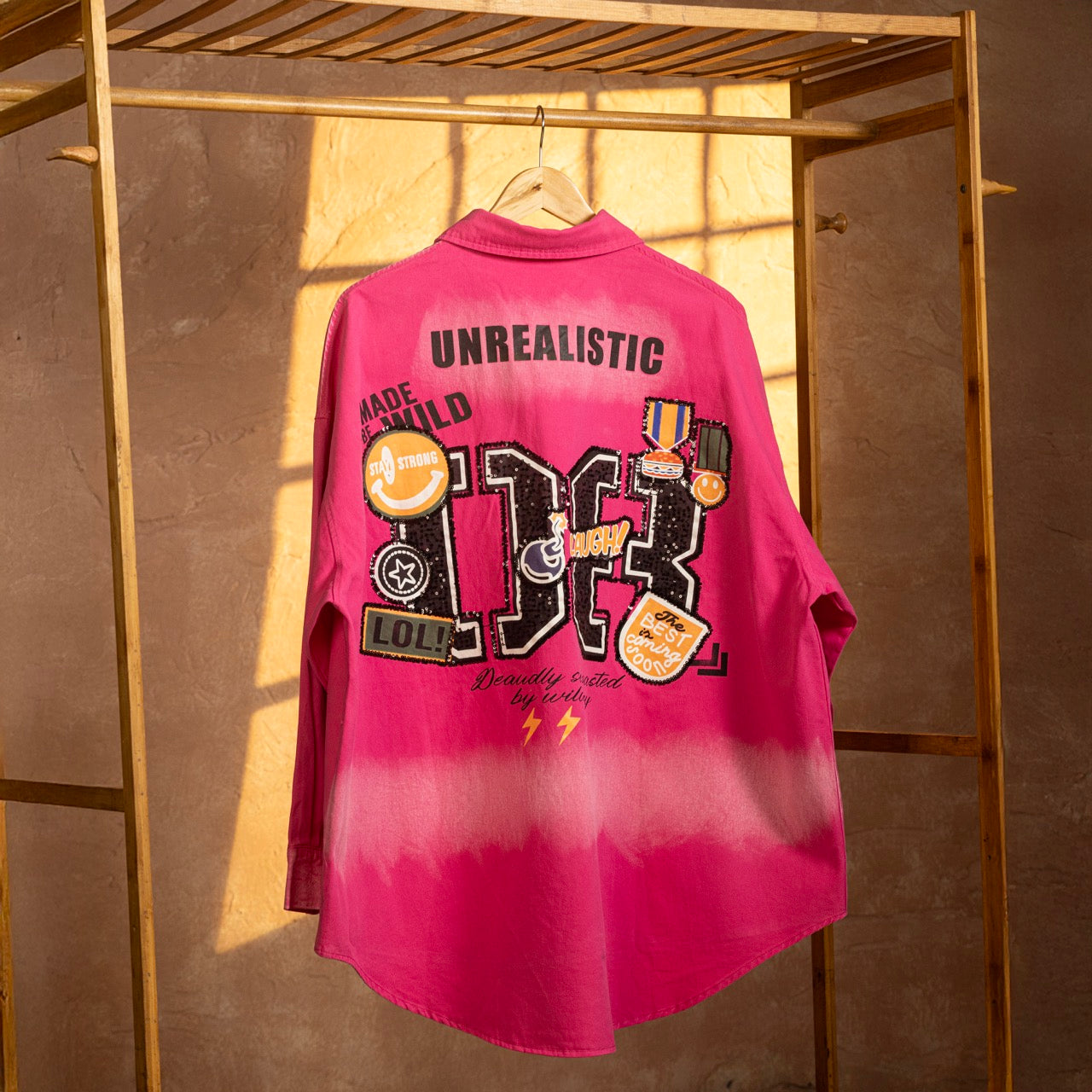 Unreal Pop Hot Pink Crew