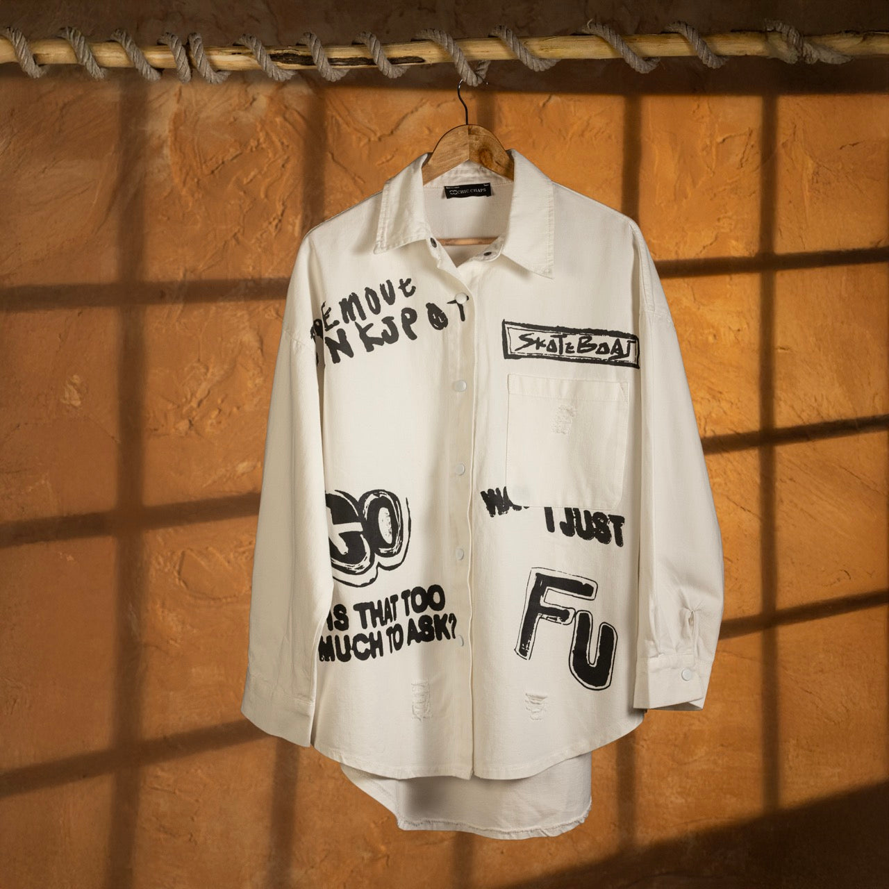 Urban Graff Pearl White Shirt