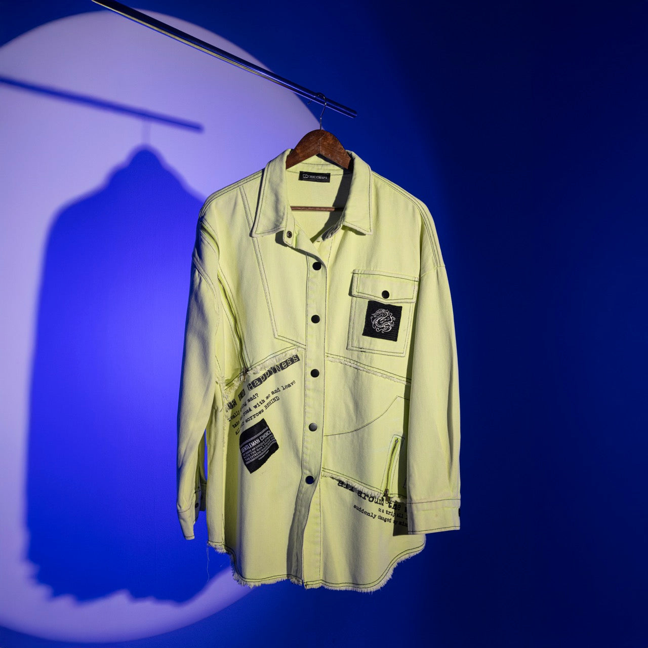 Route 89 Patch Utility Lime Frost Shirt