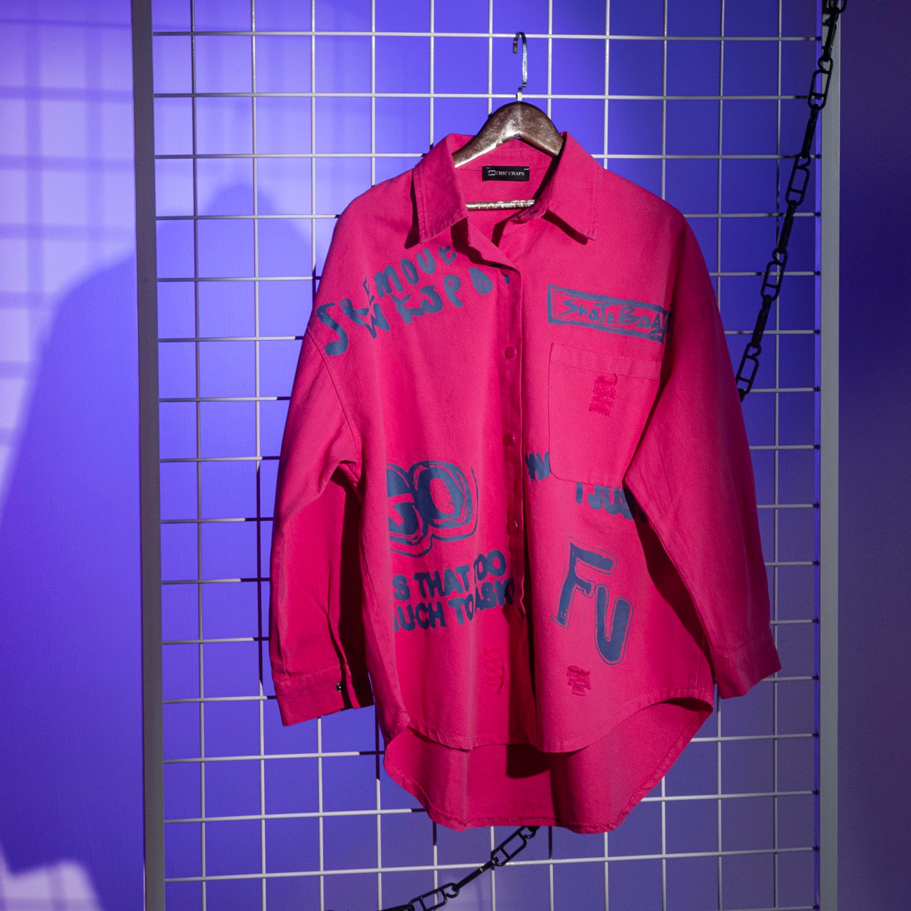 Urban Graff Magenta Pink Shirt