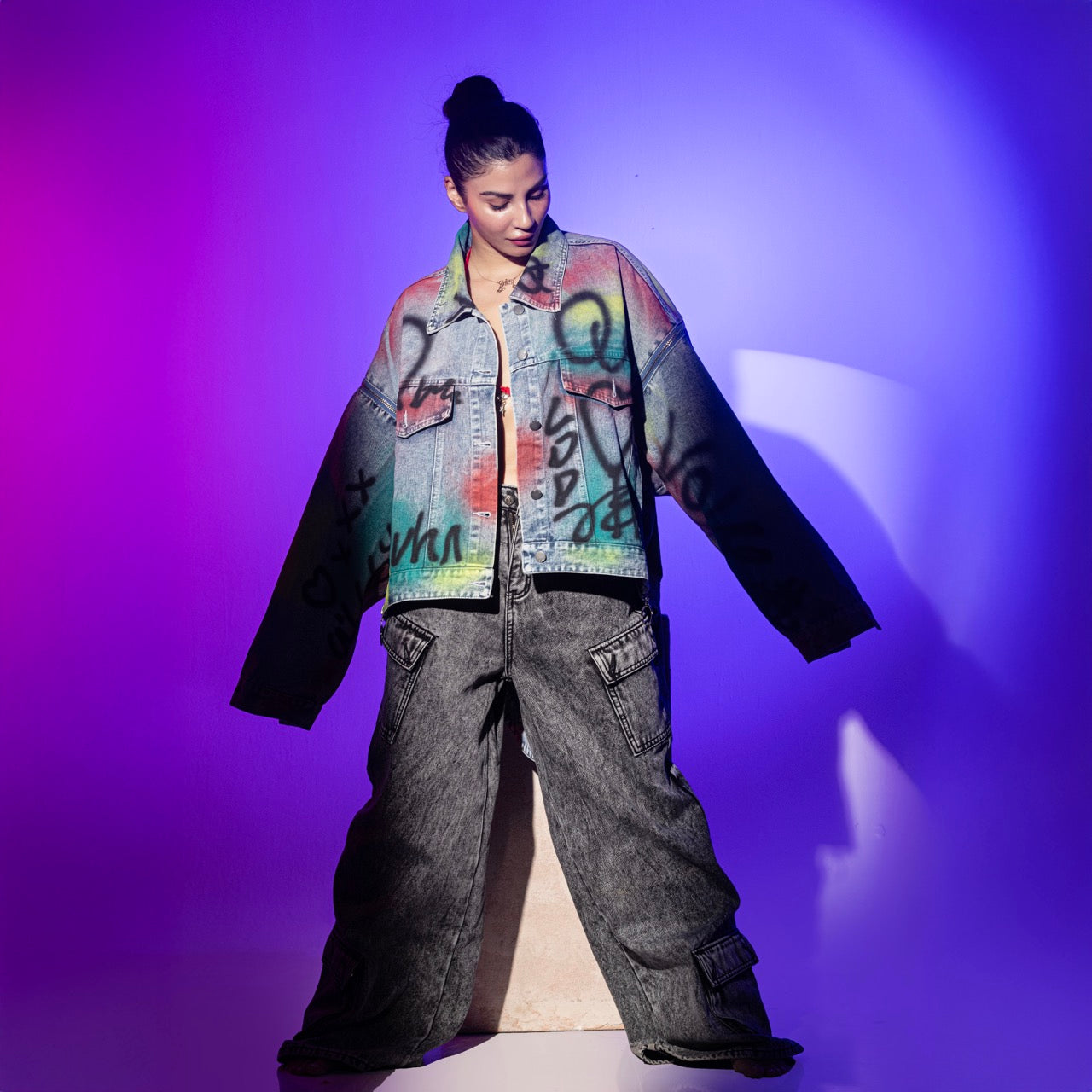 Cosmic Drip Denim