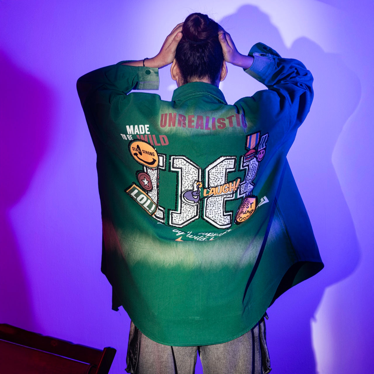 Unreal Pop Forest Green Crew